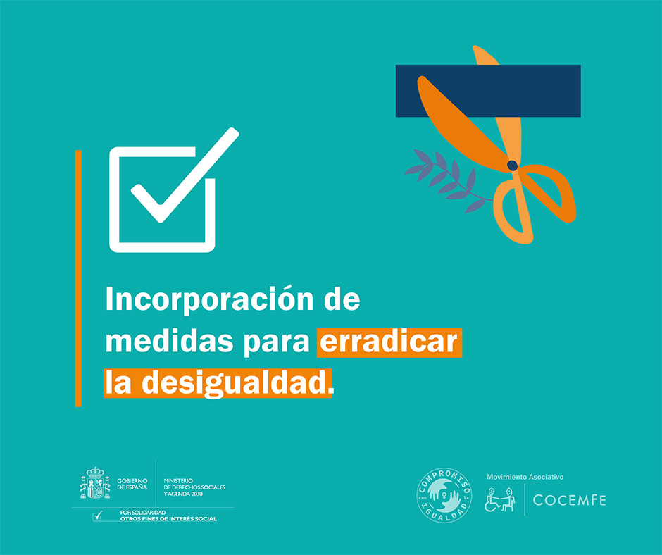 Imagen Clave 6. Incorporación de medidas para erradicar la desigualdad