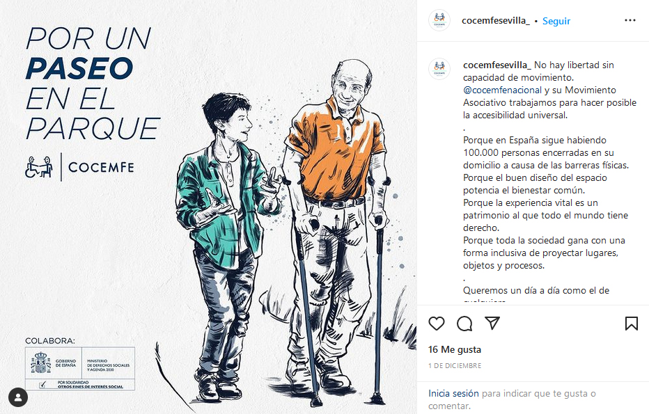 Imagen captura Instagram #PorUnDíaComoTodos
